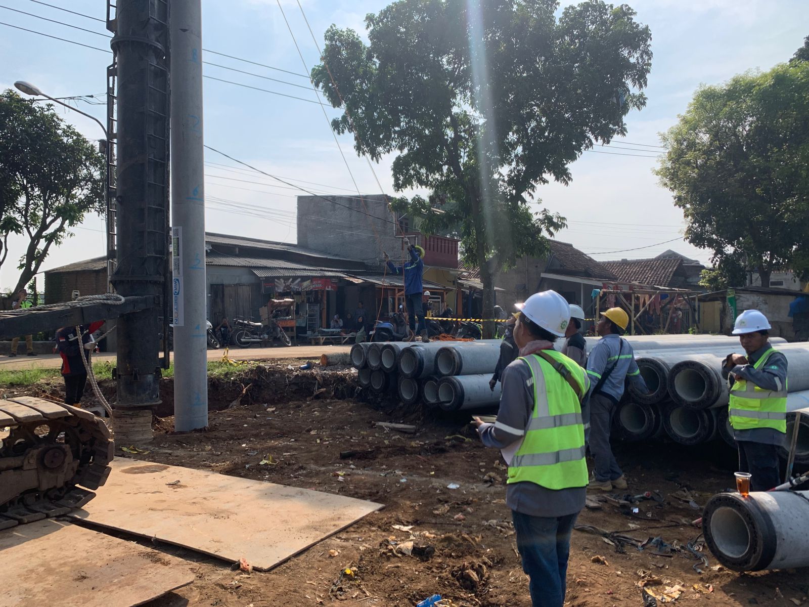 Proyek PT. Galaxy Intranusa - Pekerjaan jembatan daerah